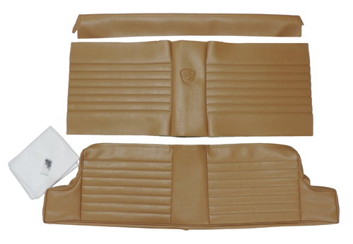 Cover Rear seat 1800E 70-71 goldmetallic in the group Volvo / 1800 / Interior / Upholstery 1800E / Upholstery code 342-767 1970-71 at VP Autoparts Inc. (694147-72)