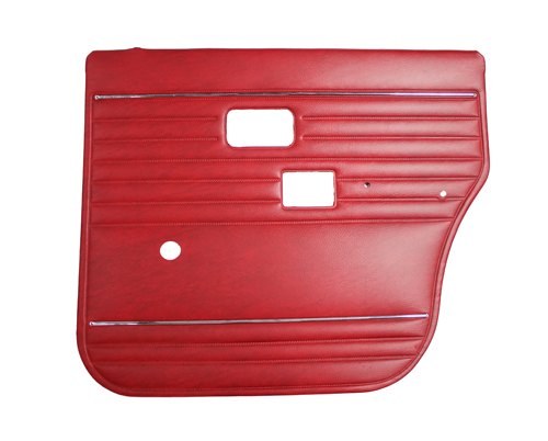 Door panel 144/145 1971 red RHR in the group Volvo / 140/164 / Interior / Upholstery 144 / Upholstery 144 code 759-719/767-724 red at VP Autoparts Inc. (694529)