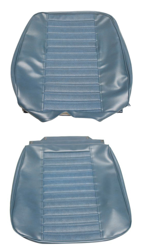 Cover Front seat Amazon 2d 1970 blue in the group Volvo / Amazon/122 / Interior / Upholstery 120/130 / Upholstery Amazon/122 code 435-637 1970 at VP Autoparts Inc. (695085-89)