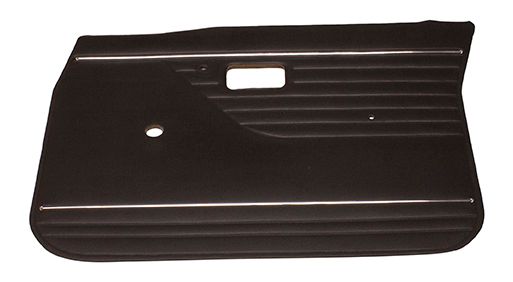 Door panel 144/145 1971 black RHF in the group Volvo / 140/164 / Interior / Upholstery 144 / Upholstery 144 code 761-722/769-726/774- brown/black at VP Autoparts Inc. (695337)