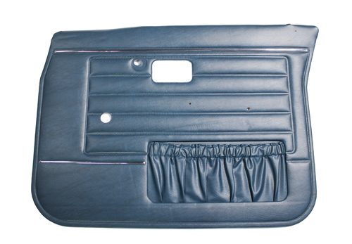 Door panel 144/145 1972 blue RHF in the group Volvo / 140/164 / Interior / Upholstery 144 / Upholstery 144 code 775-785/780-789 blue at VP Autoparts Inc. (695620)