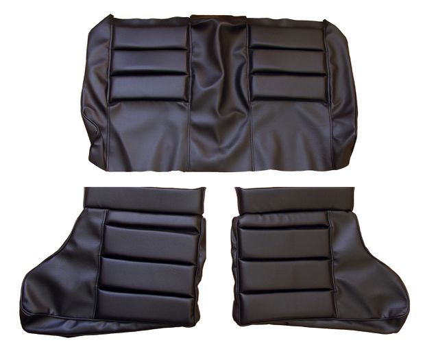 Cover Rear seat 1800E/ES 72-73 black LH in the group Volvo / 1800 / Interior / Upholstery 1800ES / Upholstery code 454-882 1973 at VP Autoparts Inc. (695717-21)