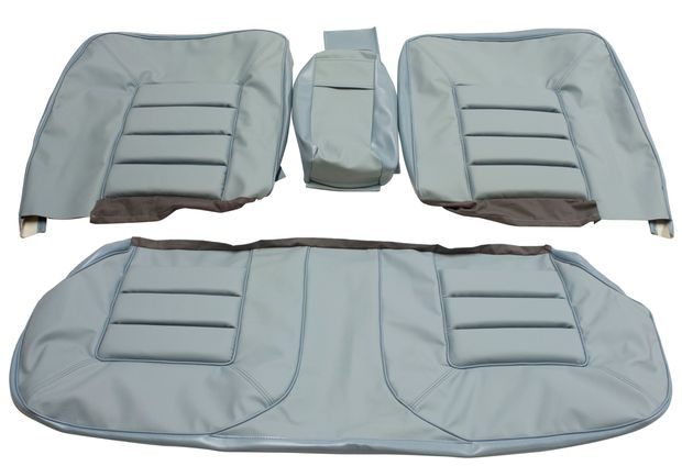 Cover Rear seat 164 72-74 light blue LH in the group Volvo / 140/164 / Interior / Upholstery 164 / Upholstery 164 Code 966- Light blue at VP Autoparts Inc. (695946-48)