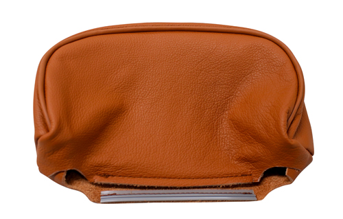 Cover Head rest 164 73-75 brown LEATHER in the group Volvo / 140/164 / Interior / Upholstery 164 / Upholstery 164 code 961-863 brown leather at VP Autoparts Inc. (696338L)