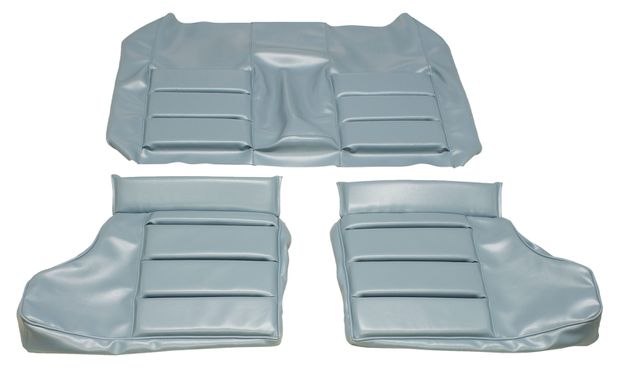Cover Rear seat 1800ES 1973 light blue L in the group Volvo / 1800 / Interior / Upholstery 1800ES / Upholstery code 461-889 1973 at VP Autoparts Inc. (696645-51)