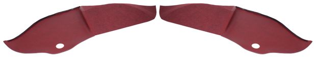 Cover Wheel house 145 red code 858* pair in the group Volvo / 140/164 / Interior / Upholstery 145 / Upholstery parts at VP Autoparts Inc. (697343-45)