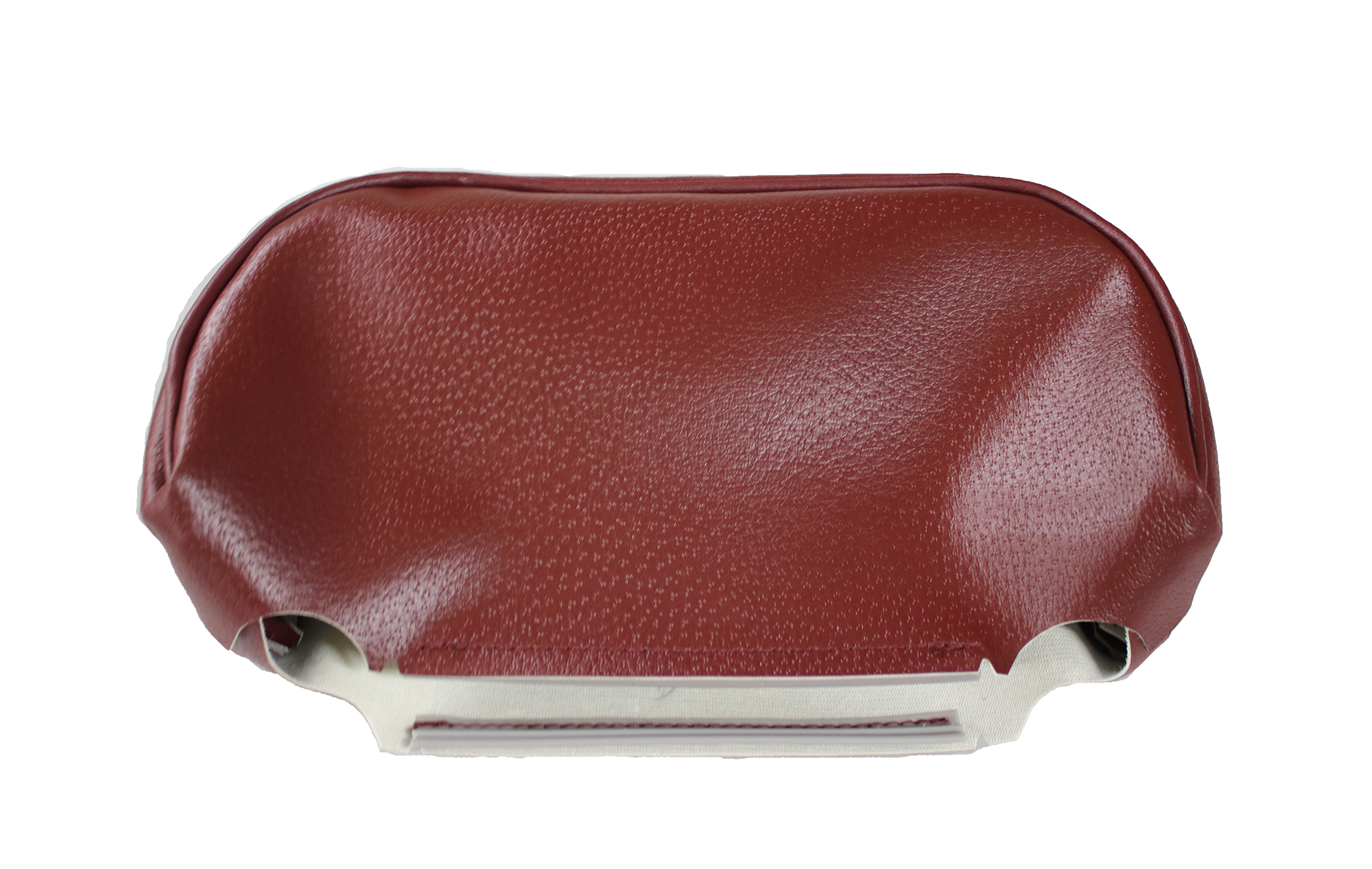 Cover Head rest 164 72-74 maroon in the group Volvo / 140/164 / Interior / Upholstery 164 / Upholstery 164 code 955-805 maroon leather at VP Autoparts Inc. (697664)