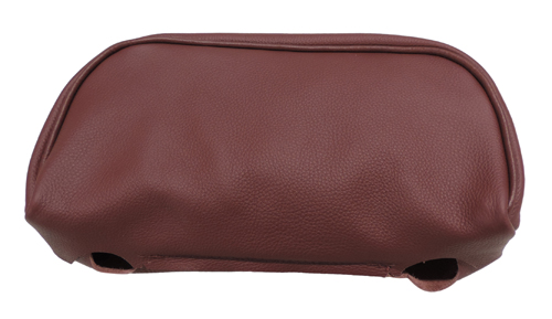 Cover Head rest 164 72-74 maroon - leath in the group Volvo / 140/164 / Interior / Upholstery 164 / Upholstery 164 code 955-805 maroon leather at VP Autoparts Inc. (697664L)