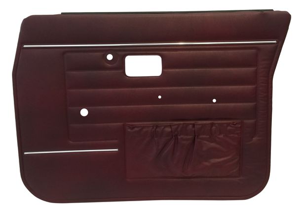 Door panel 144/145 1974 maroon RHF in the group Volvo / 140/164 / Interior / Upholstery 144 / Upholstery 144 code 555-/560- maroon at VP Autoparts Inc. (697675)