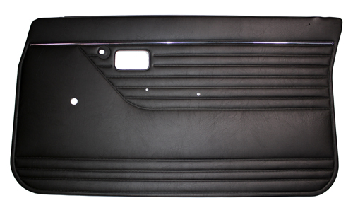 Door panel 142 1974 black RHF in the group Volvo / 140/164 / Interior / Upholstery 142 / Upholstery 142 code 667- black at VP Autoparts Inc. (697845)