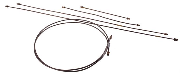 Brake pipe set Duett 445 in the group Volvo / PV/Duett / Brake system / Master brake cylinder/brake line / Brake lines & accessories 445 -early 58 at VP Autoparts Inc. (954313-KIT)