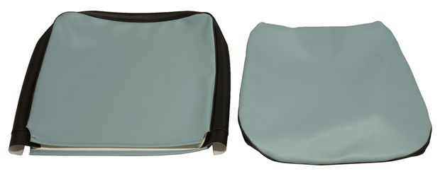 Cover Front seat 445 57-58 US blue/black in the group Volvo / PV/Duett / Interior / Upholstery 445 / Upholstery 445 code 205-136 1957-58 at VP Autoparts Inc. (97852-53)