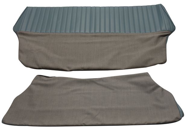 Cover Rear seat 544 58-60 blue/grey Alt. in the group Volvo / PV/Duett / Interior / Upholstery 544 / Upholstery 544 code 22-141 1958-60 at VP Autoparts Inc. (98151-52)