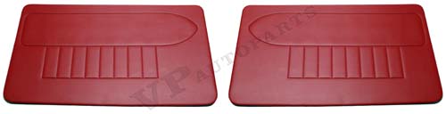 Door panel 544A 58-60 red LH in the group Volvo / PV/Duett / Interior / Upholstery 544 / Upholstery 544 code 23-142 1958-60 at VP Autoparts Inc. (98164-65)