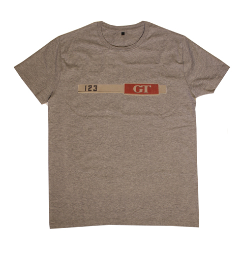T-Shirt grey 123GT emblem size XL in the group  at VP Autoparts Inc. (VP-TSGY10-XL)