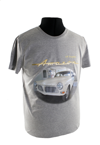 T-Shirt grey 122 project car i gruppen Accessories / T-shirts / T-shirts Amazon hos VP Autoparts Inc. (VP-TSGY12)