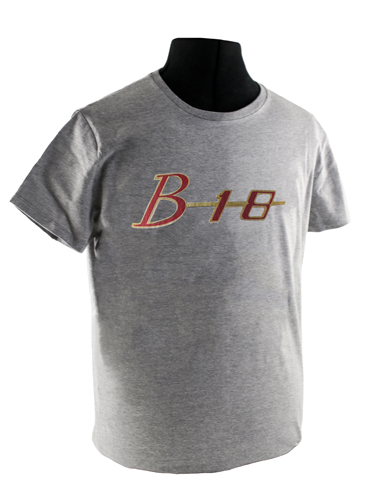 T-shirt grey B18 emblem i gruppen Accessories / T-shirts / T-shirts 140/164 hos VP Autoparts Inc. (VP-TSGY24)