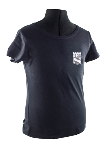 T-shirt woman black 1800S emblem in the group Accessories / T-shirts / T-shirts 1800 at VP Autoparts Inc. (VP-TSWBK14)