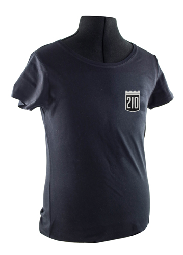 T-shirt woman black 210 emblem in the group Accessories / T-shirts / T-shirts PV/Duett at VP Autoparts Inc. (VP-TSWBK19)
