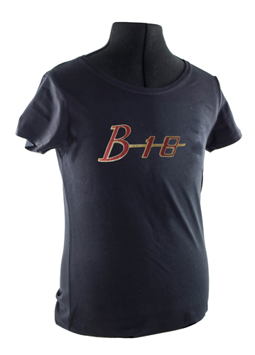 T-shirt woman black B18 emblem i gruppen Accessories / T-shirts / T-shirts 140/164 hos VP Autoparts Inc. (VP-TSWBK24)