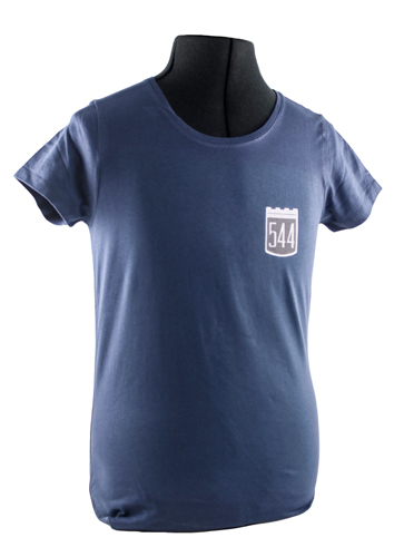 T-shirt woman blue 544 badge size M in the group  at VP Autoparts Inc. (VP-TSWBL09-M)