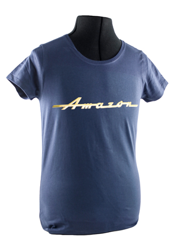 T-Shirt women blue Amazon emblem in the group Accessories / T-shirts / T-shirts Amazon/122 at VP Autoparts Inc. (VP-TSWBL11)