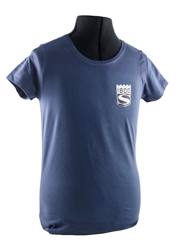 T-shirt woman blue 1800S emblem in the group Accessories / T-shirts / T-shirts 1800 at VP Autoparts Inc. (VP-TSWBL14)
