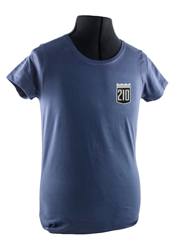 T-shirt woman blue 210 emblem in the group Accessories / T-shirts / T-shirts PV/Duett at VP Autoparts Inc. (VP-TSWBL19)