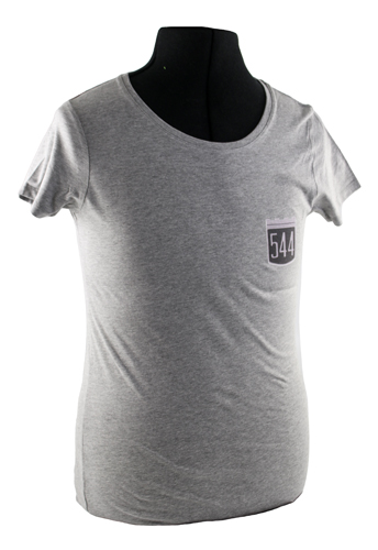  T-shirt woman grey 544 badge in the group Accessories / T-shirts / T-shirts PV/Duett at VP Autoparts Inc. (VP-TSWGY09)