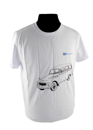 T-shirt white 210 in the group Accessories / T-shirts / T-shirts PV/Duett at VP Autoparts Inc. (VP-TSWT02)