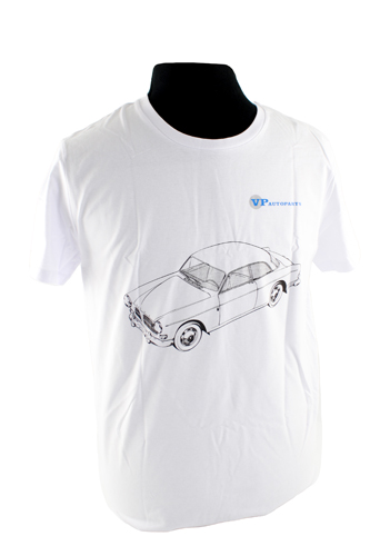 T-shirt white 120 in the group Accessories / T-shirts / T-shirts Amazon/122 at VP Autoparts Inc. (VP-TSWT03)