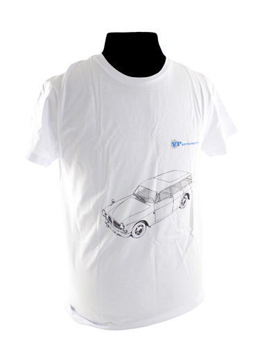 T-shirt white 220 in the group Accessories / T-shirts / T-shirts Amazon/122 at VP Autoparts Inc. (VP-TSWT04)