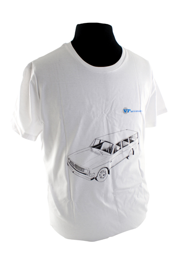 T-shirt white 145 i gruppen Accessories / T-shirts / T-shirts 140/164 hos VP Autoparts Inc. (VP-TSWT07)