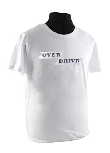 T-shirt white overdrive emblem in the group Accessories / T-shirts / T-shirts Amazon/122 at VP Autoparts Inc. (VP-TSWT20)