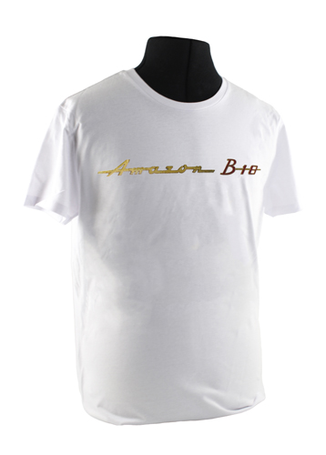 T-shirt white Amazon/B18 emblem in the group Accessories / T-shirts / T-shirts Amazon/122 at VP Autoparts Inc. (VP-TSWT23)