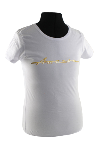 T-Shirt women white Amazon emblem in the group Accessories / T-shirts / T-shirts Amazon/122 at VP Autoparts Inc. (VP-TSWWT11)
