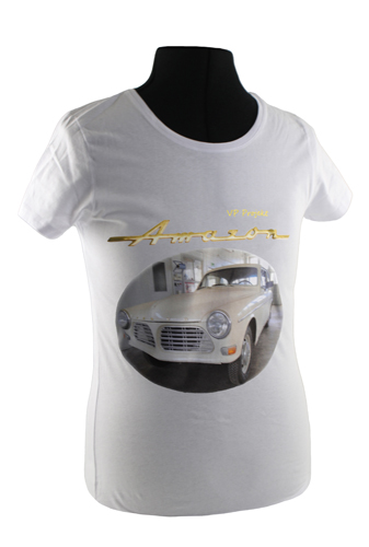 T-Shirt woman white 122 project car in the group Accessories / T-shirts / T-shirts Amazon/122 at VP Autoparts Inc. (VP-TSWWT12)