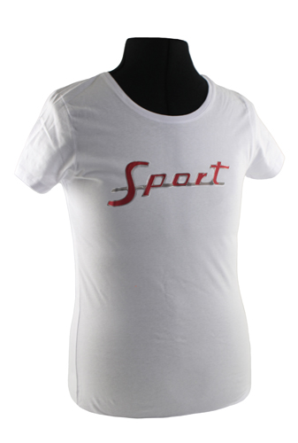 T-shirt woman white Sport in the group Accessories / T-shirts / T-shirts PV/Duett at VP Autoparts Inc. (VP-TSWWT13)