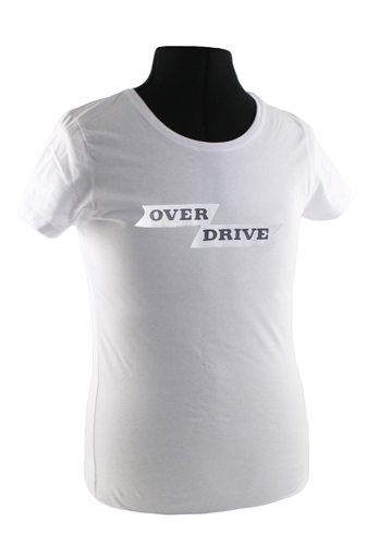 T-shirt woman white overdrive emblem in the group Accessories / T-shirts / T-shirts Amazon/122 at VP Autoparts Inc. (VP-TSWWT20)