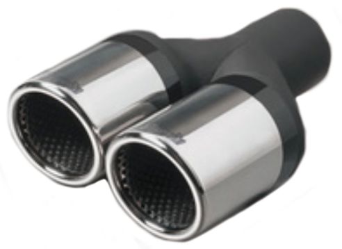 Exhaust pipe dubble 2x70mm id 63,5mm in the group  at VP Autoparts Inc. (ZZ2X70L)