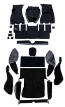 Carpet kit Volvo 1800ES Black