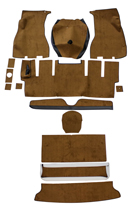 Carpet kit Volvo 1800E 1972 brown