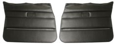 Door panels front 244/245 78- black Univ