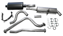 Exhaust system700/760 2,5" Turbo 83-88