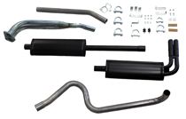 Exhaust system 544 B18 2" Double pipe