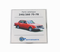 Parts catalogue 240 75-78 CD