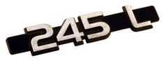 Emblem "245 L" 245 Trunk 75-79