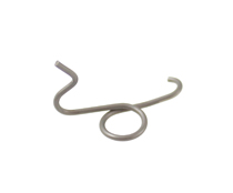 Spring retaining handbrake shoes