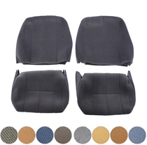 Upholstery front seat 240 86-93 Hi back