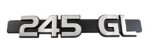 Emblem 245GL trunk